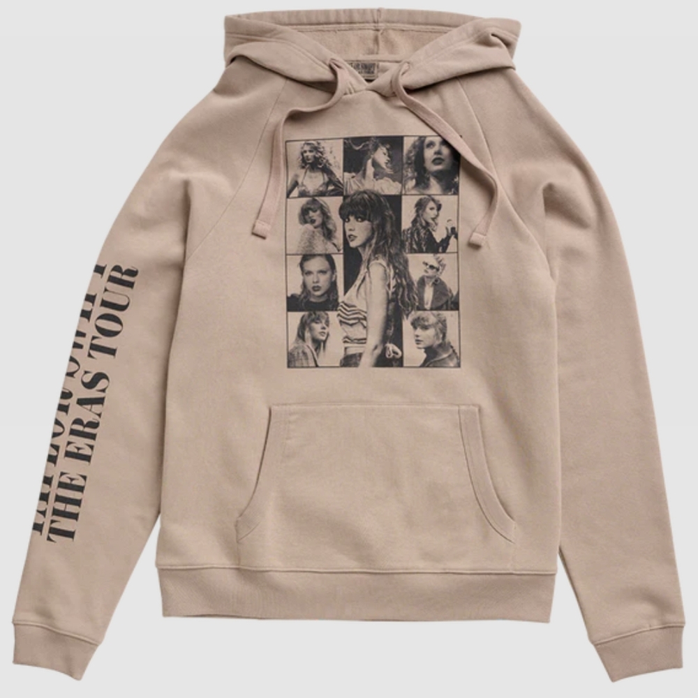 Brand New! Taylor Swift The Eras Tour Taupe Hoodie (Size S)